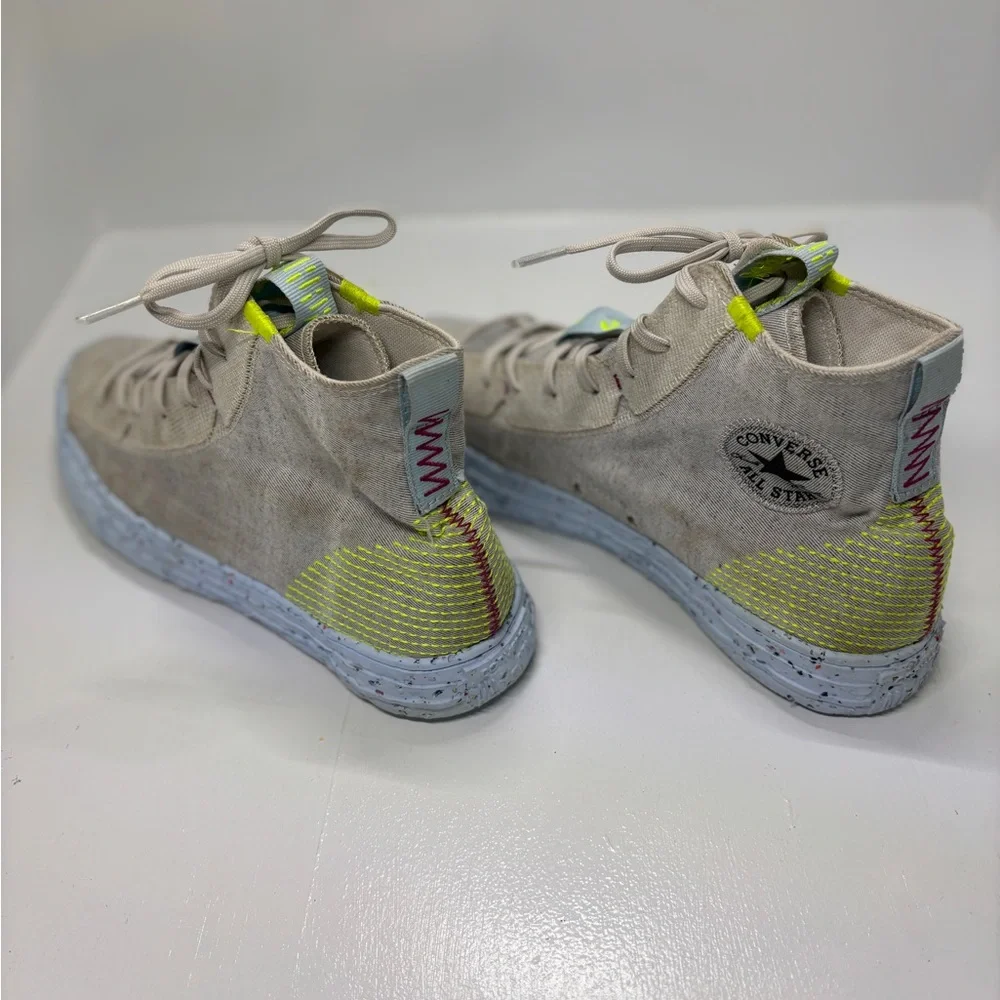 Converse Chuck Taylor All Star High Top Sneakers Men’s 10 Women’s 12 Eco Crater - Picture 3 of 10